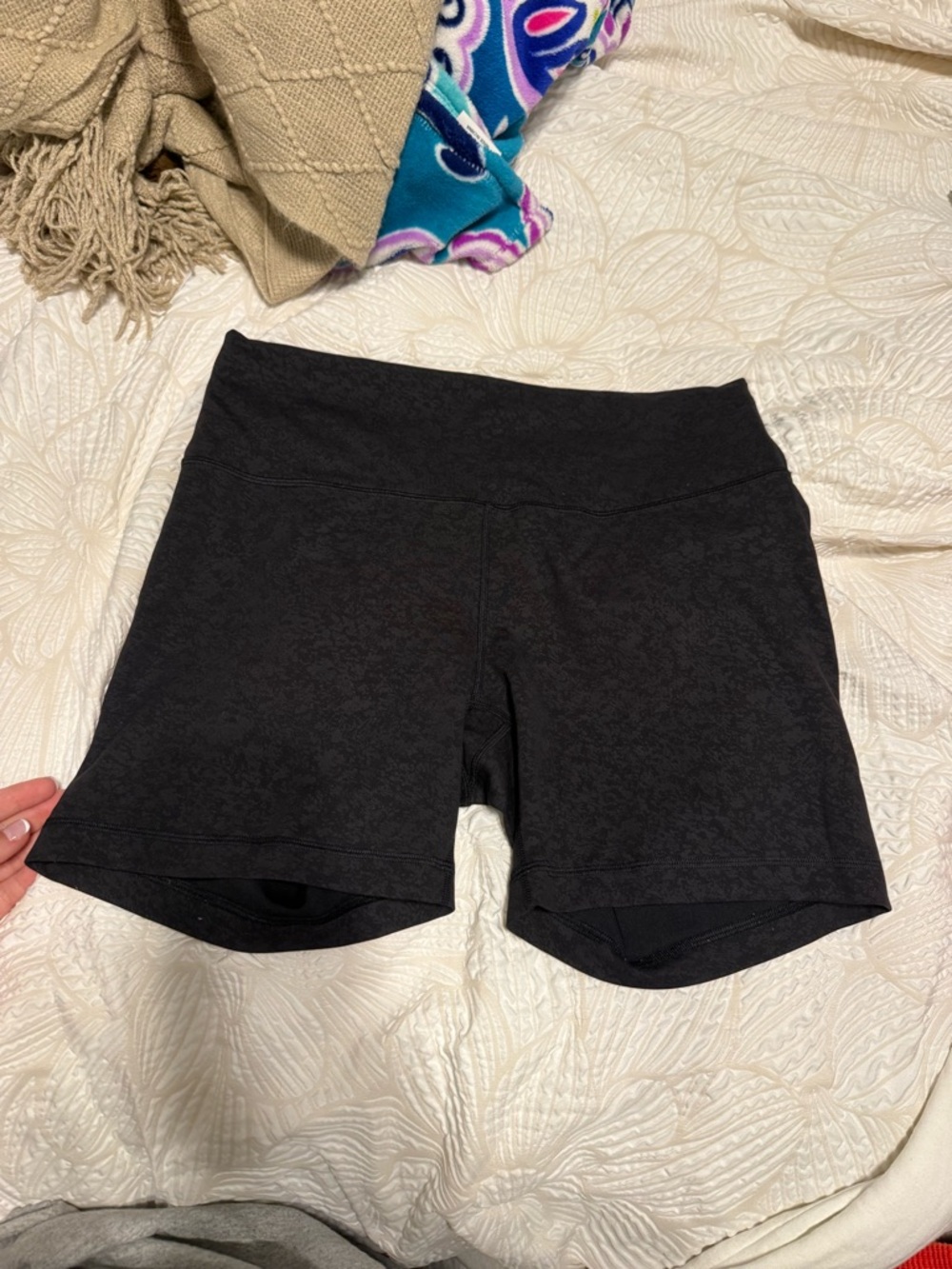 lululemon athletica Black High-Rise Bike Shorts